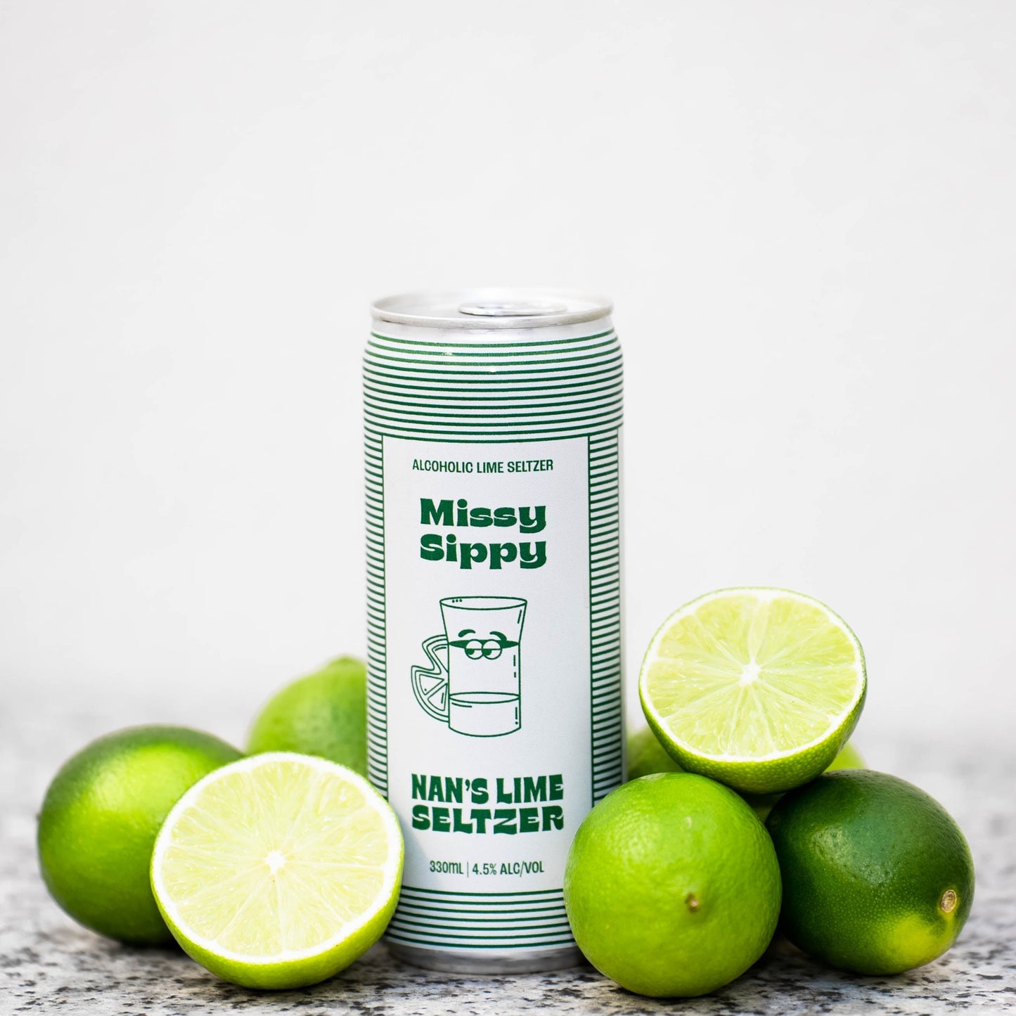 Nan's Lime Seltzer